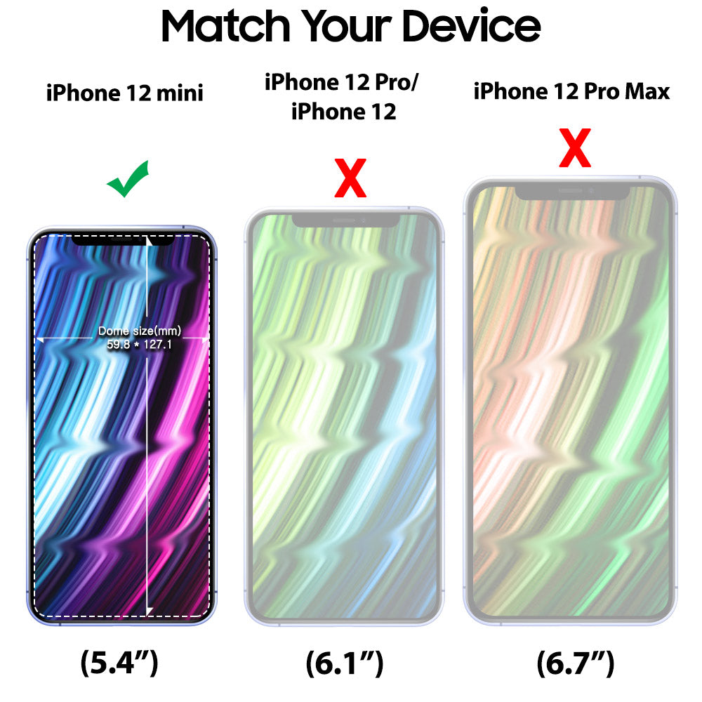 iPhone 12 Mini Shield Black Protective Case (5.4 inch) - Cases Screen  Protectors 