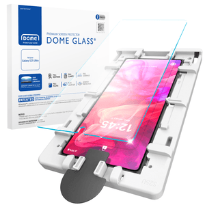 Dome Glass Whitestone DOME GLASS [Perfect Full Coverage] Tempered Glass Screen Protector for Galaxy S25Ultra with UV lamp [2Pack]