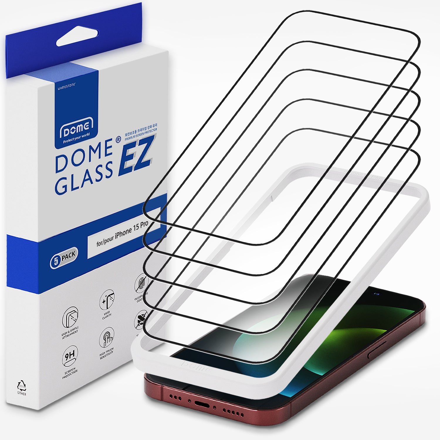 [Camera EZ] iPhone 13 Pro Whitestone Camera EZ Protector - 2 Pack (6.1)
