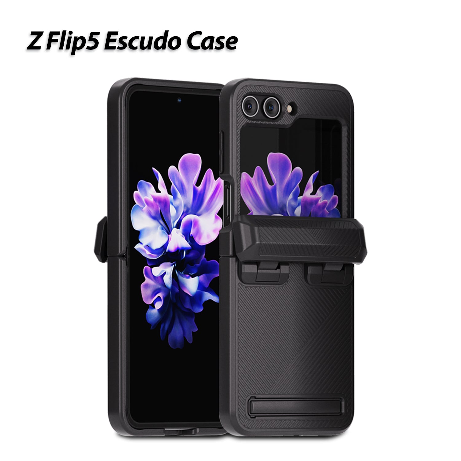 [Dome Case] Z Fold 5 (2023) Escudo Case - 2 Colors (Black / Translucent)