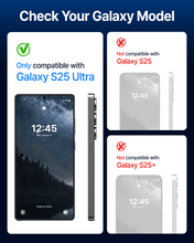 Load image into Gallery viewer, DOME GLASS  Whitestone DOME UV GEN Film [Glass-Like Film] Screen Protector for Galaxy S25Ultra with UV Lamp [2Pack]