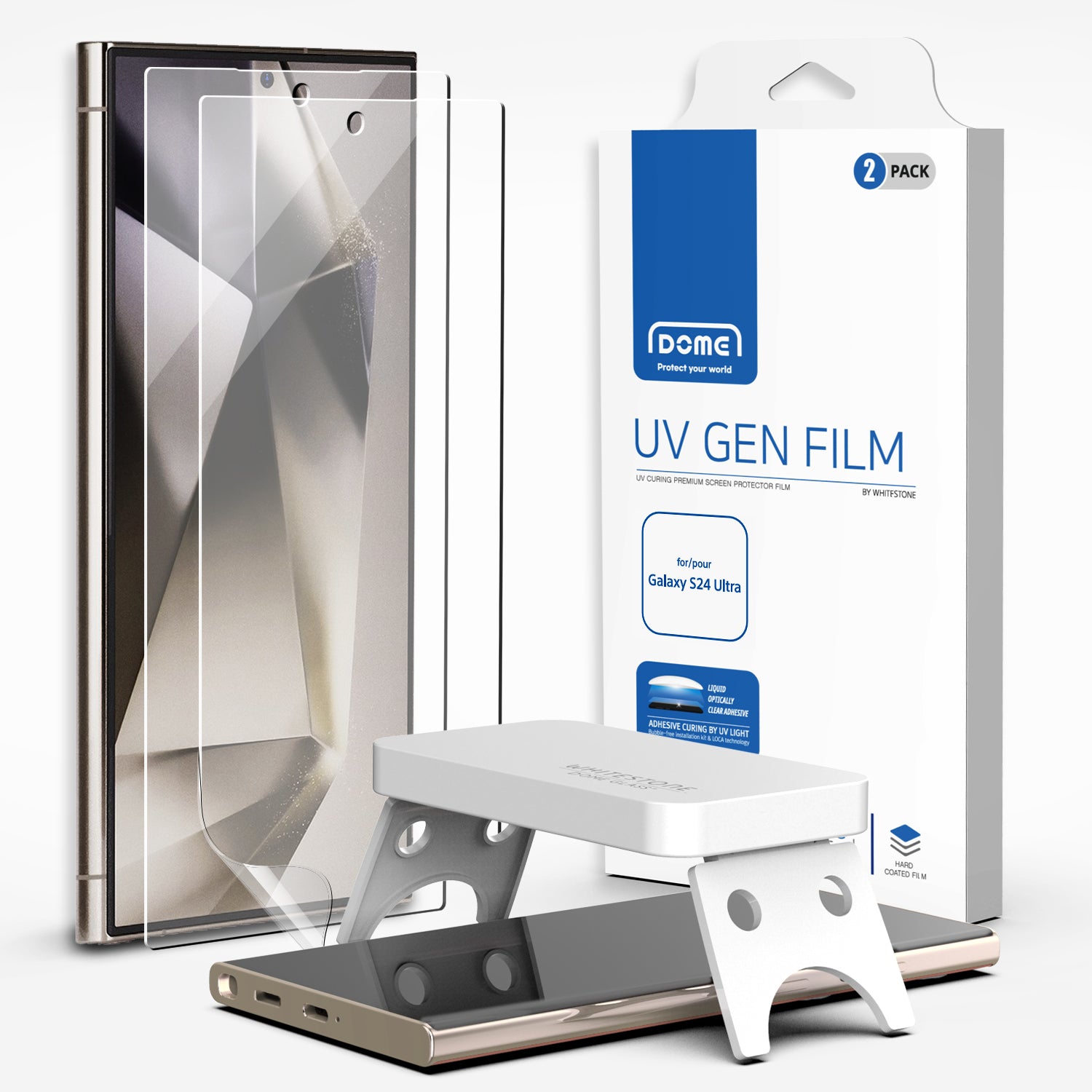 Für Samsung Galaxy S24 Ultra Full Front Screen Hydrogel Schutz Folie |  Wigento