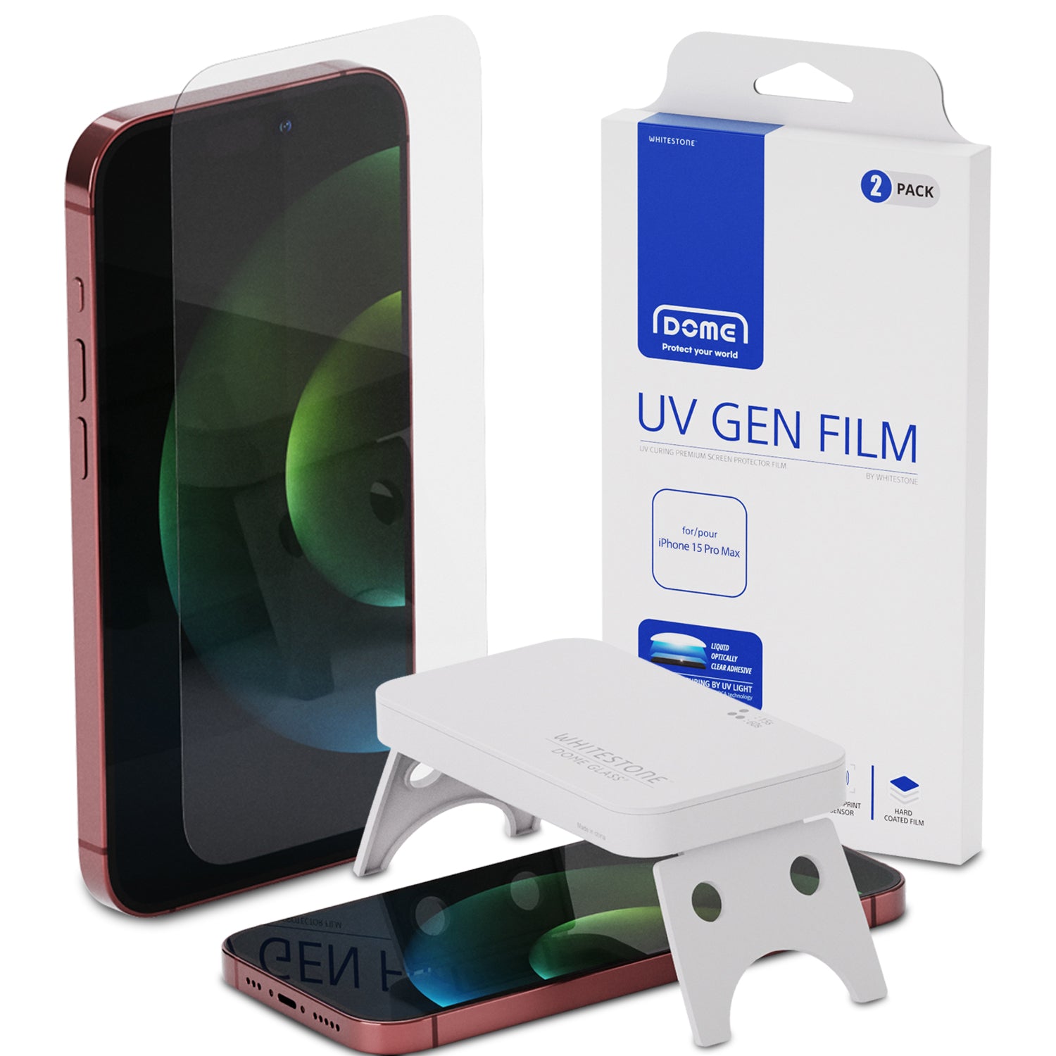 EZ] iPhone 15 Pro Max EZ Glass Screen Protector (6.7) - 5 Pack –  Whitestonedome