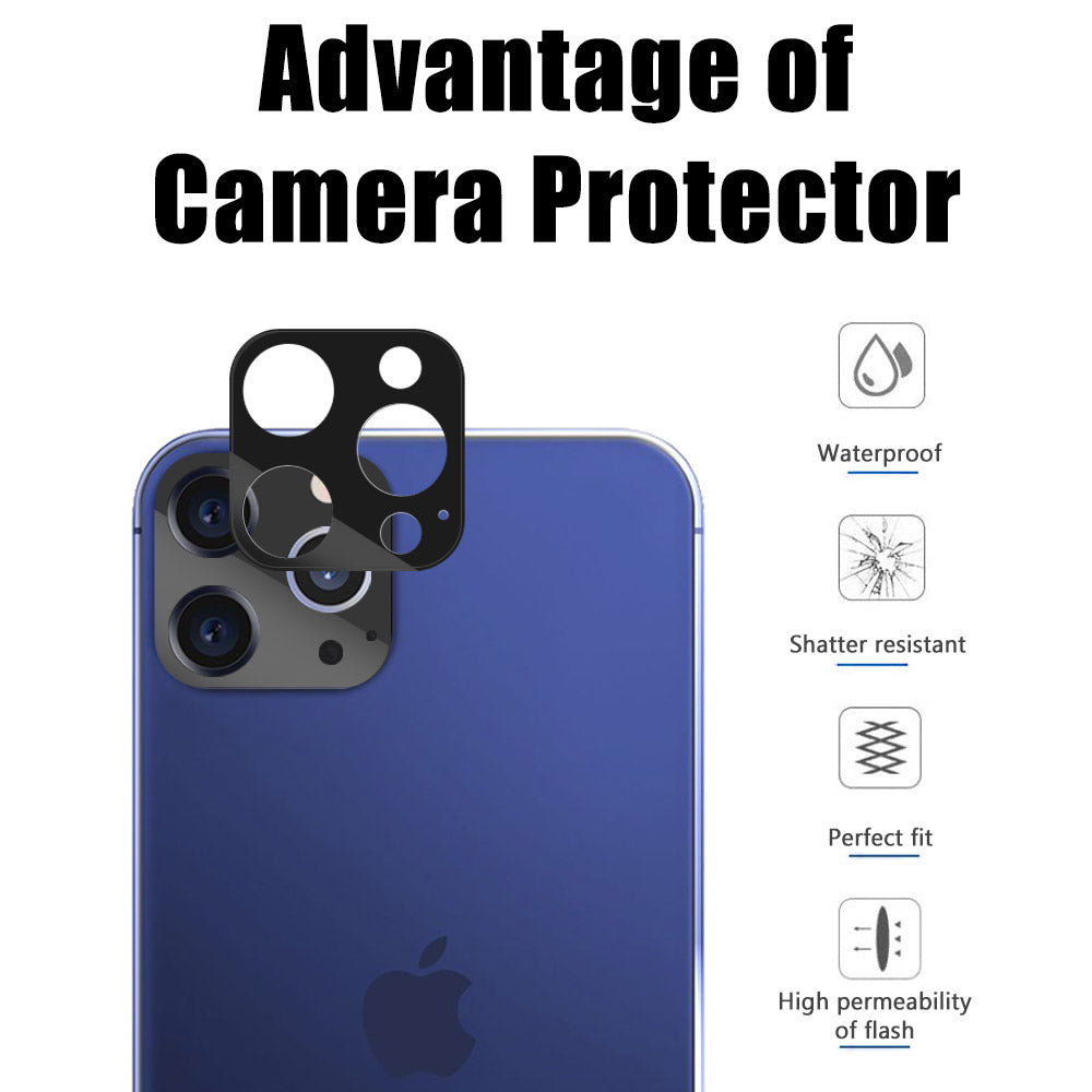 Camera Lens Protector for Apple iPhone 12 Pro Max (6.7) Tempered Glass  Back Camera Anti-Glare, Case Friendly for iPhone 12 Pro Max [Clear  Transparent ] 